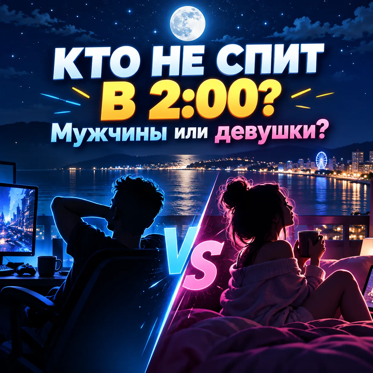 Устроим ночное соревнование! Кто победит? 🔥
