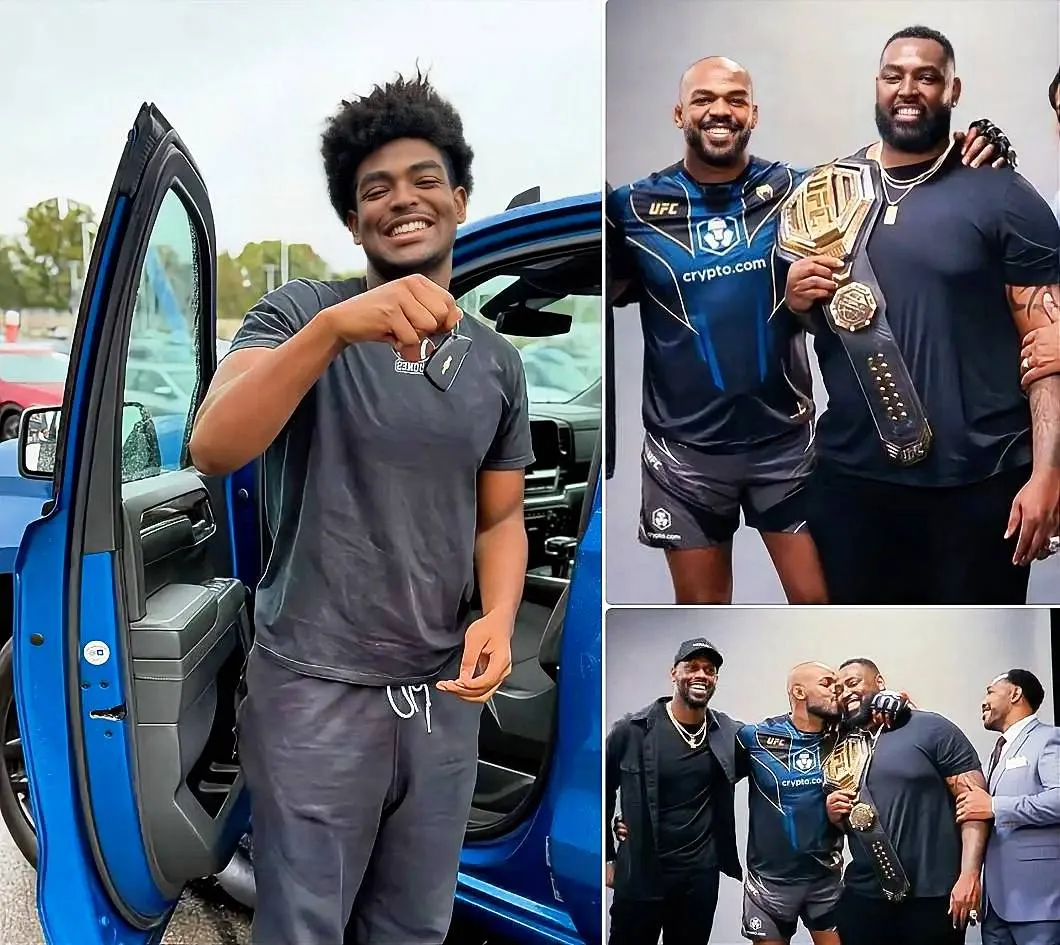 Чемпион UFC Джон Джонс подарил автомобиль своему 17-летнему племяннику Артуру Джонсу IV.