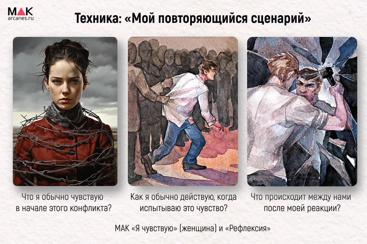 Начинаем новую неделю и новую тему в MAK.arcanes — КОНФЛИКТЫ.