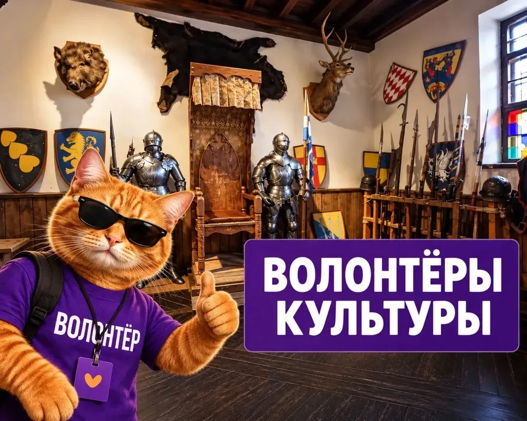 Любишь искусство, историю и музеи? Тогда тебе в волонтёры культуры!🎭