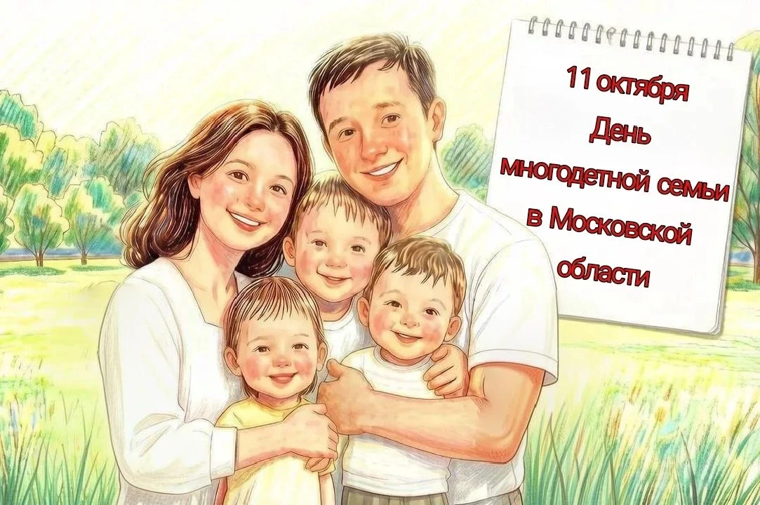 🎊 11 октября — День многодетной семьи в Московской области.