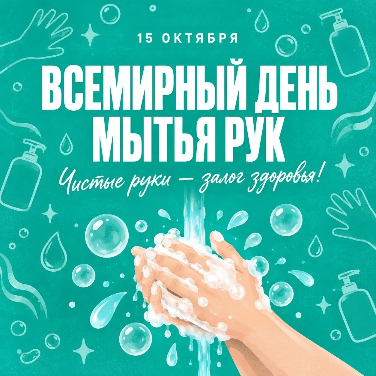 Чистые руки — простая привычка, которая помогает сохранить здоровье! 🧼