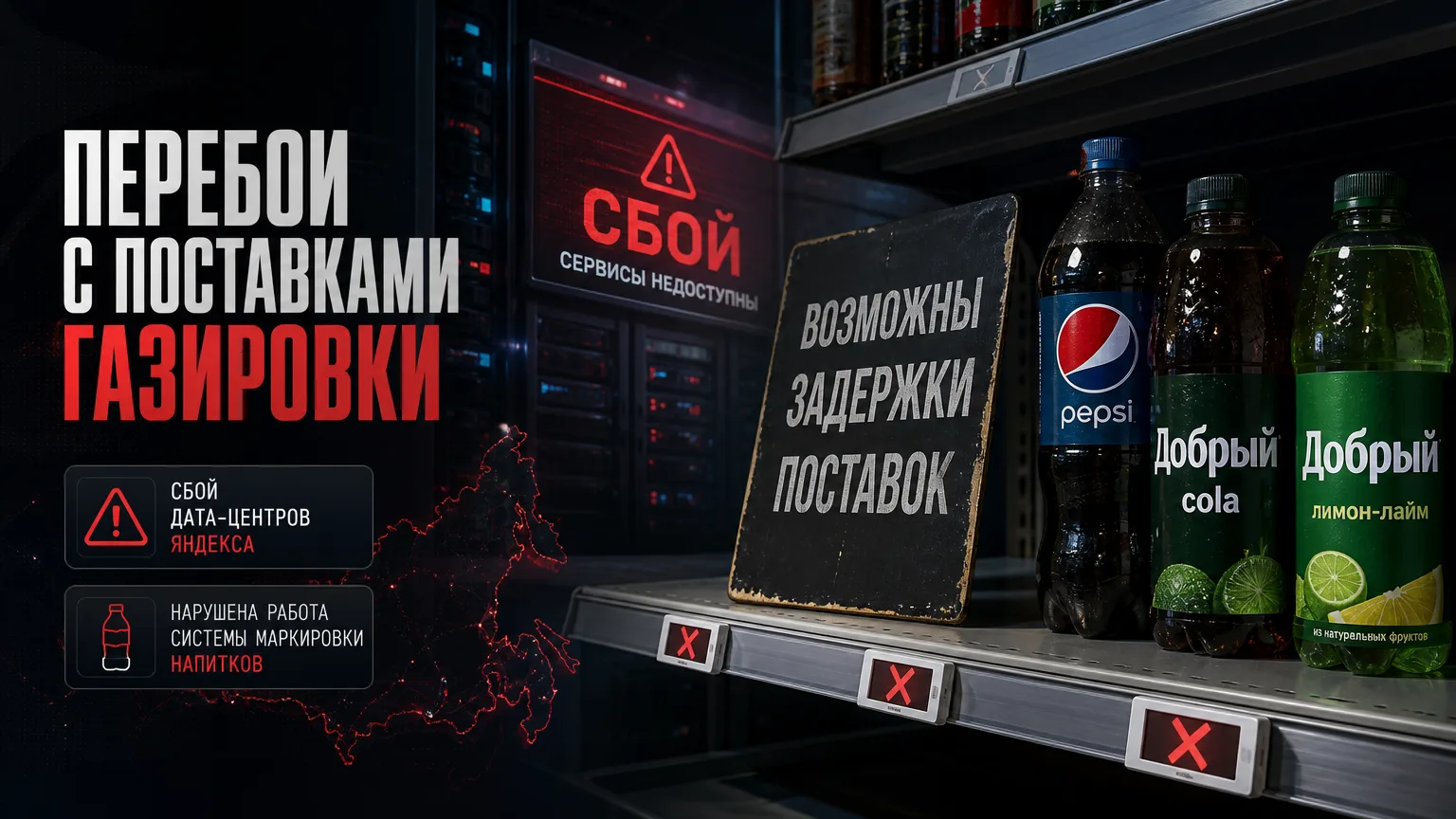 🥤 В России возможны перебои с поставками газировки