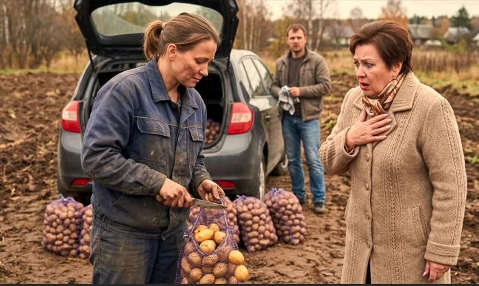 Я все лето вкалывала на даче свекрови. Осенью она пересчитала мешки с картошкой и назва...