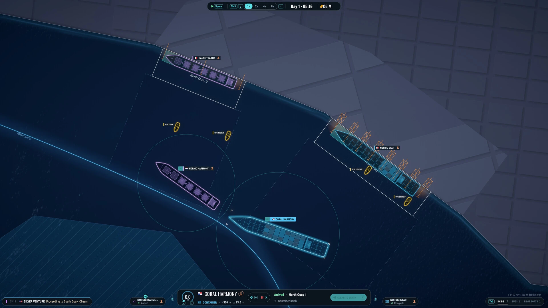 Анонсирован симулятор управления морским портом Port Control