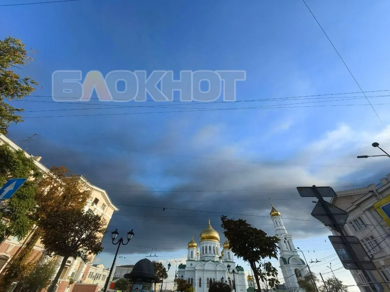 Ростовчане делятся фото дымовой завесы и жалуются на едкий запах гари