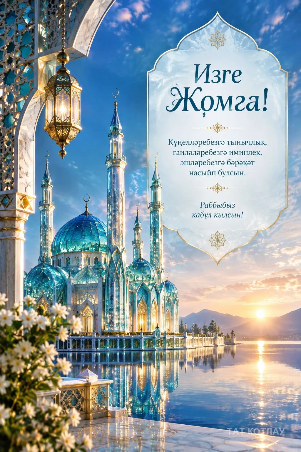👍 Җомга белән открыткалар