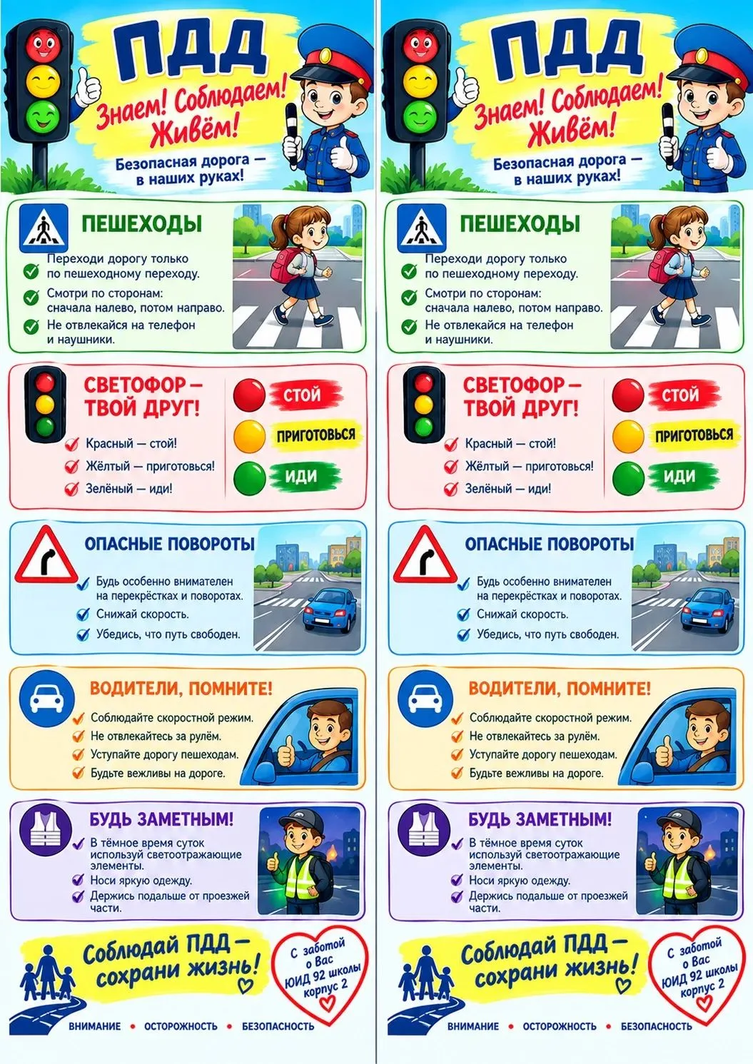 🚦 ЗНАЕМ! СОБЛЮДАЕМ! ЖИВЁМ!