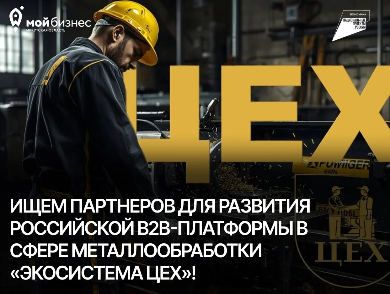 🚀 Ищем партнеров для развития российской B2B-платформы в сфере металлообработки «Экоси...