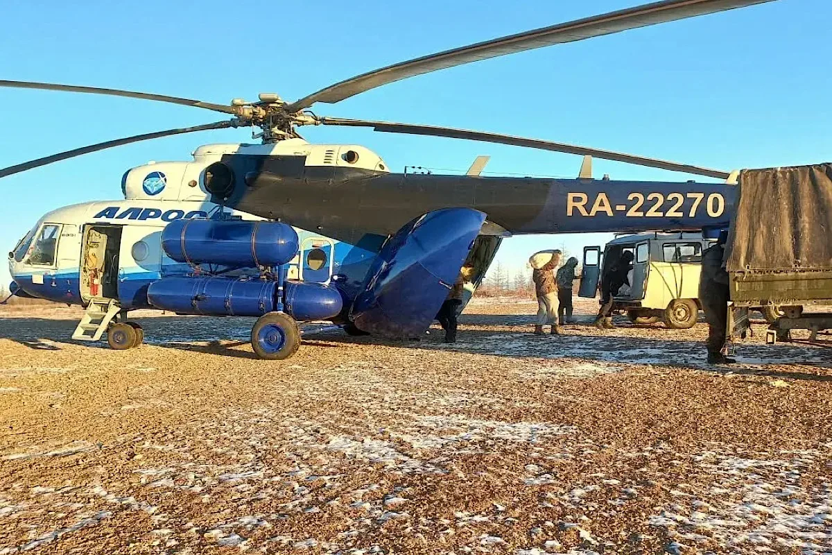 👏 АЛРОСА рядом: «Алмазы Анабара» доставили вертолетом овощи и фрукты в Жилинду