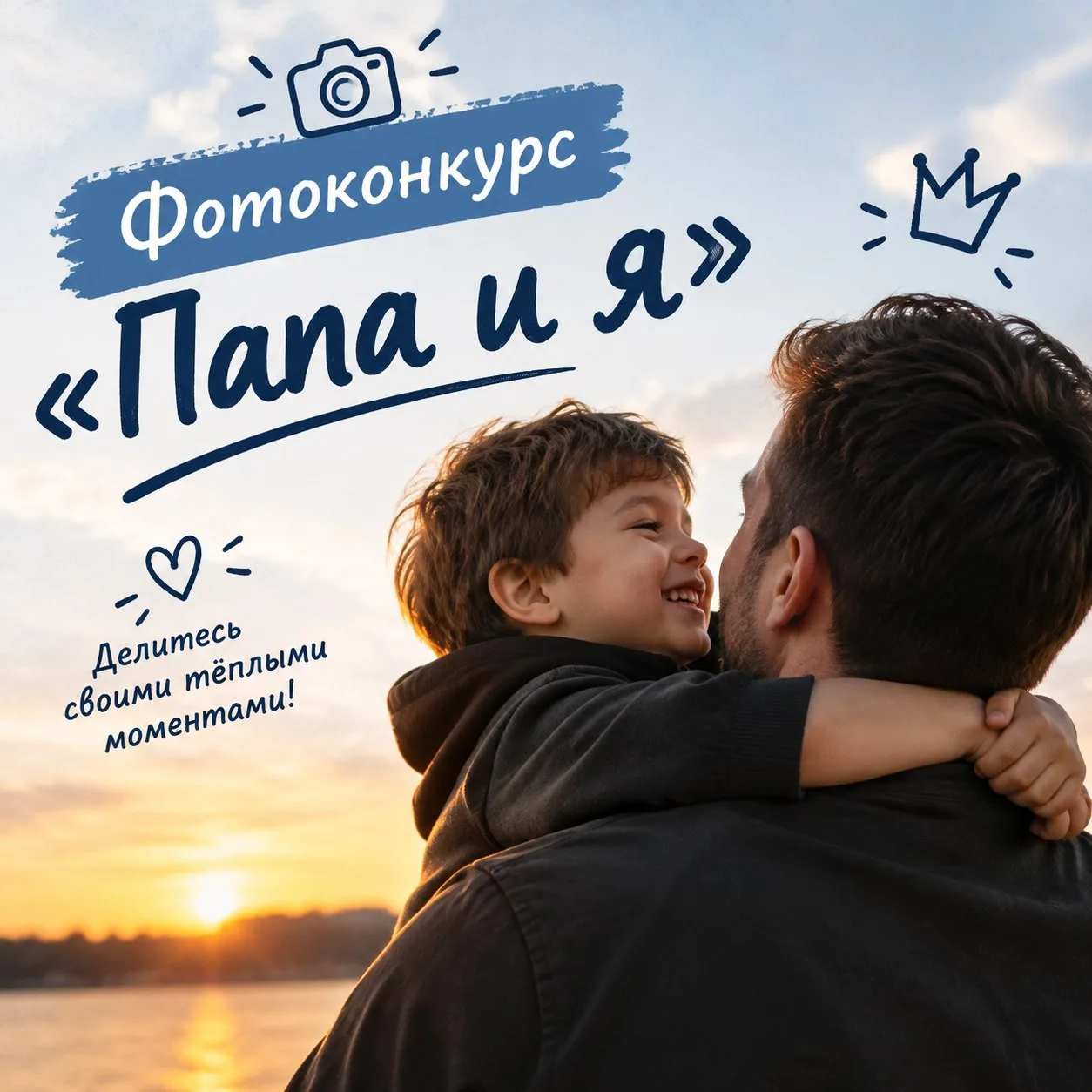 📸 Фотоконкурс «Папа и я»: Ловим мгновения счастья!