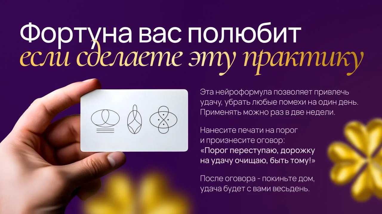 Если вам нужна поддержка Вселенной, чтобы события складывались по вашему желанию, то во...