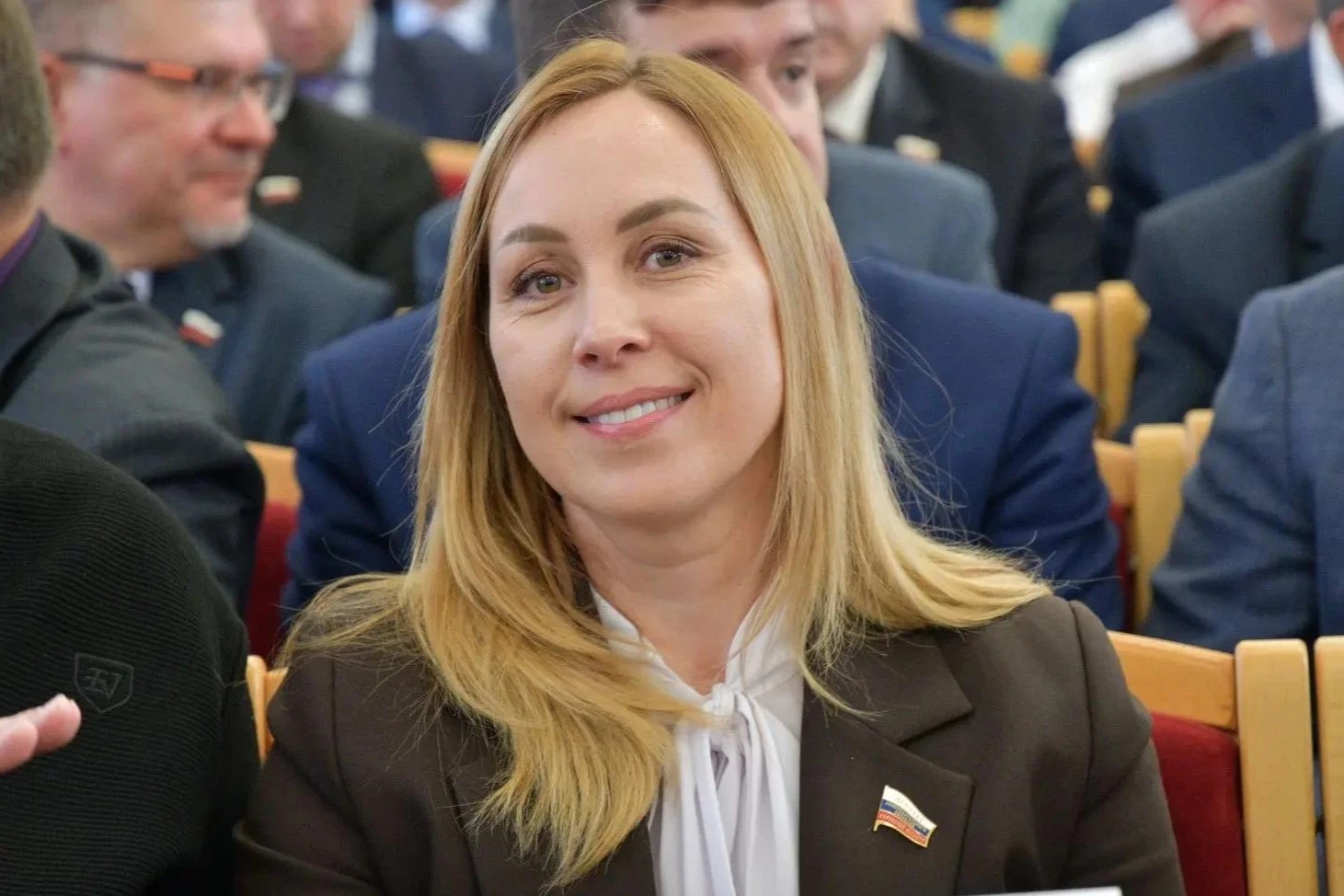 Депутат Законодательного собрания от партии «Справедливая Россия» Екатерина Колотова пр...