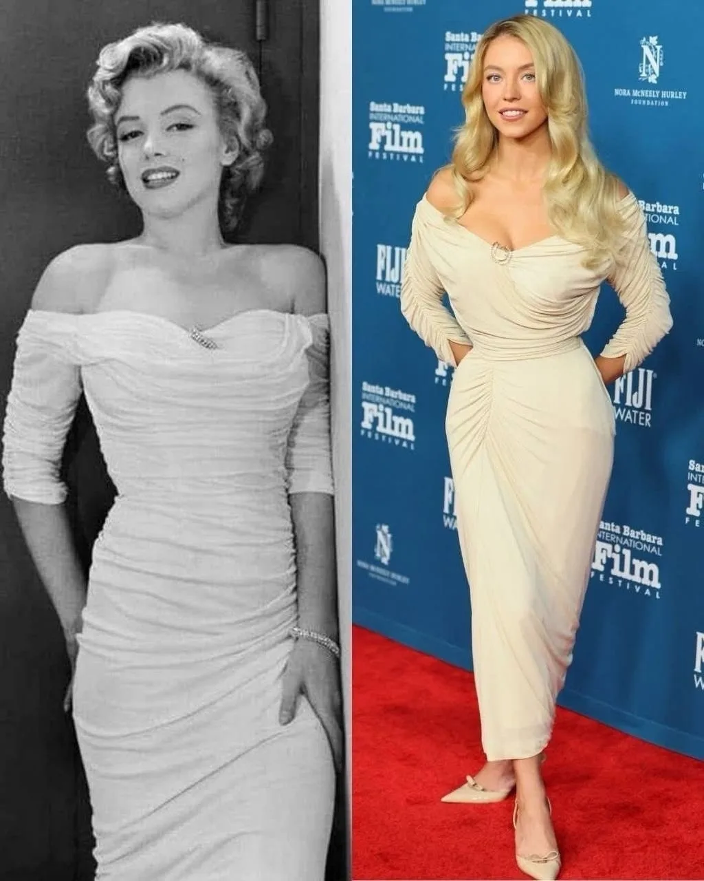 Сидни Суини и Мэрилин Монро связывают родственные узы🔥