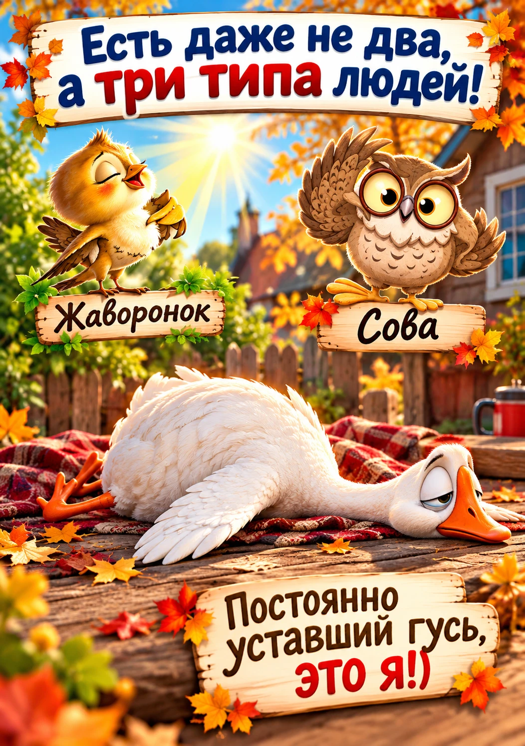 💚💛❤️ Настроение в открытке.