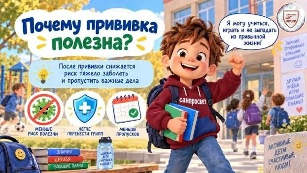 Вакцинация против гриппа — это один из самых эффективных способов защиты от этого опасн...