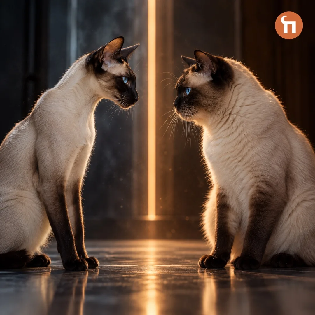 🐈‍⬛Тайская против сиамской: битва усатых двойников