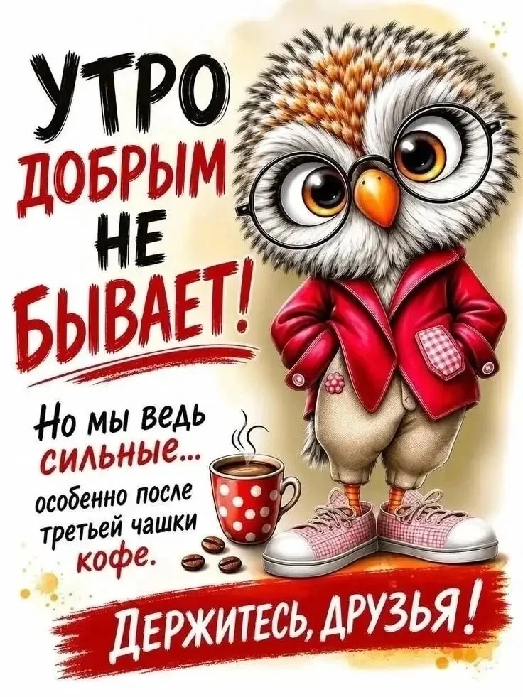 🦉 Доброе утро ☕️🫶🏻