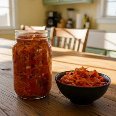 🥗 Диетическое лечо (без уксуса)
