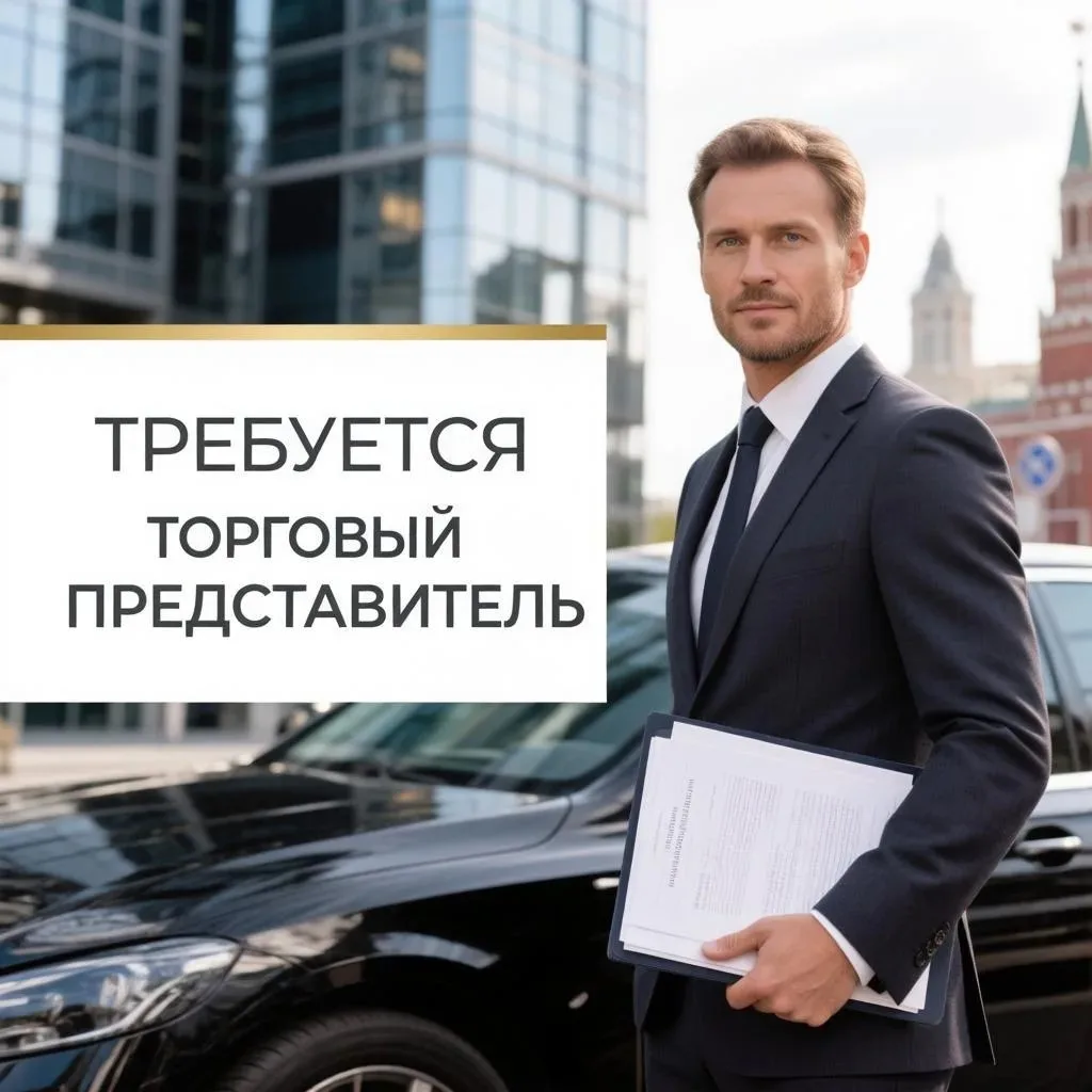 Требуется торговый представитель в Донецке, зарплата 126 000 рублей, пятидневка