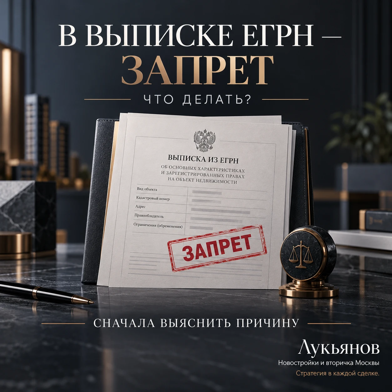 🏠 В выписке ЕГРН — запрет. Что делать?