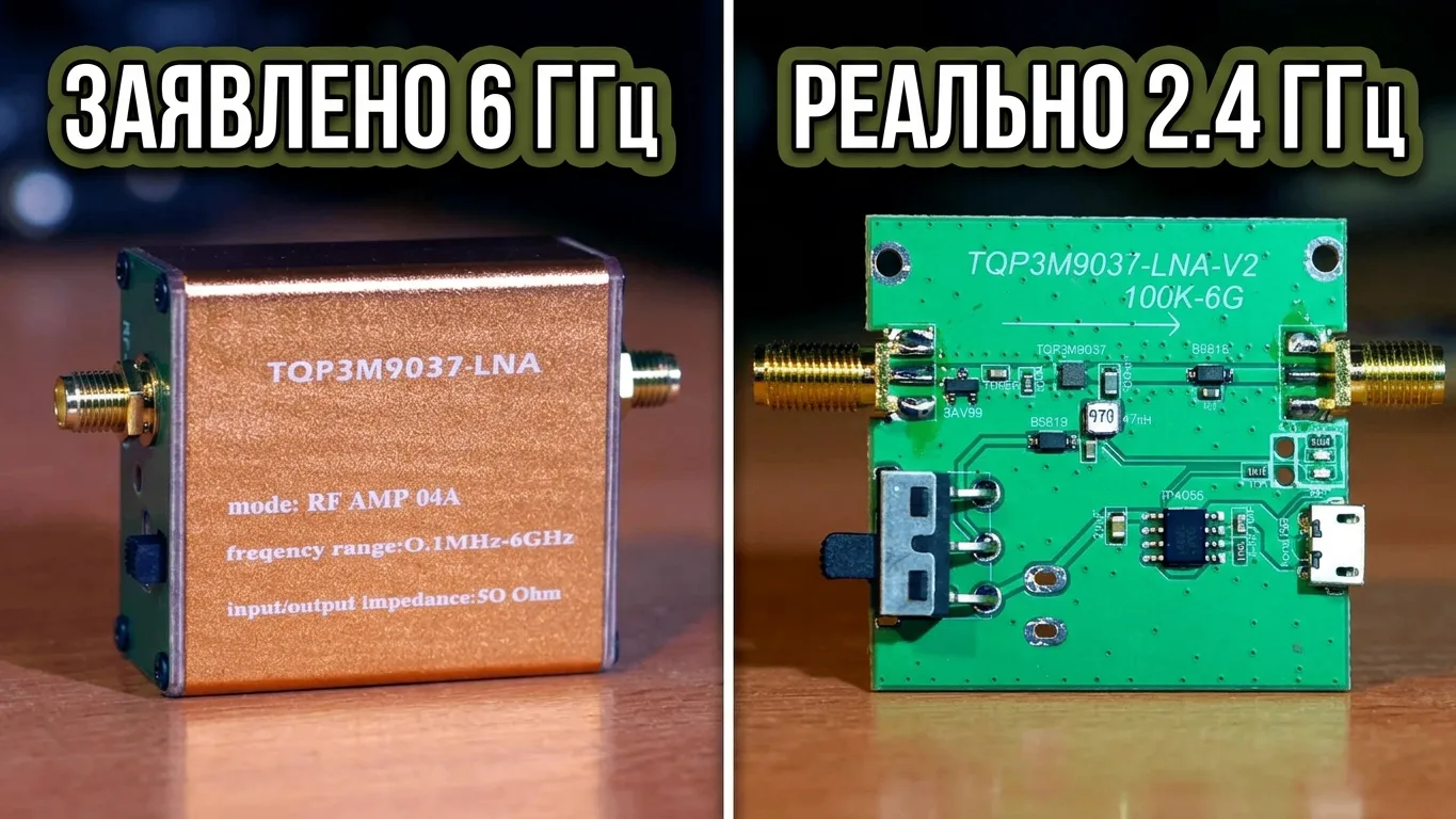 Усилитель ВЧ TOP3M9037-LNA (RF AMP 04A) МШУ 0,1 МГц-6 ГГц