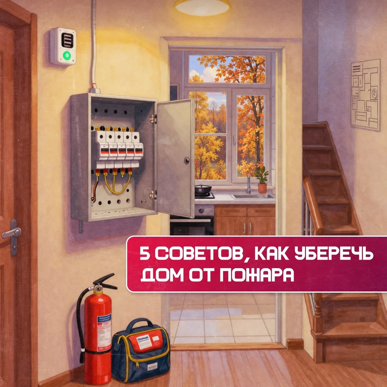 📣Как защитить дом от пожара?