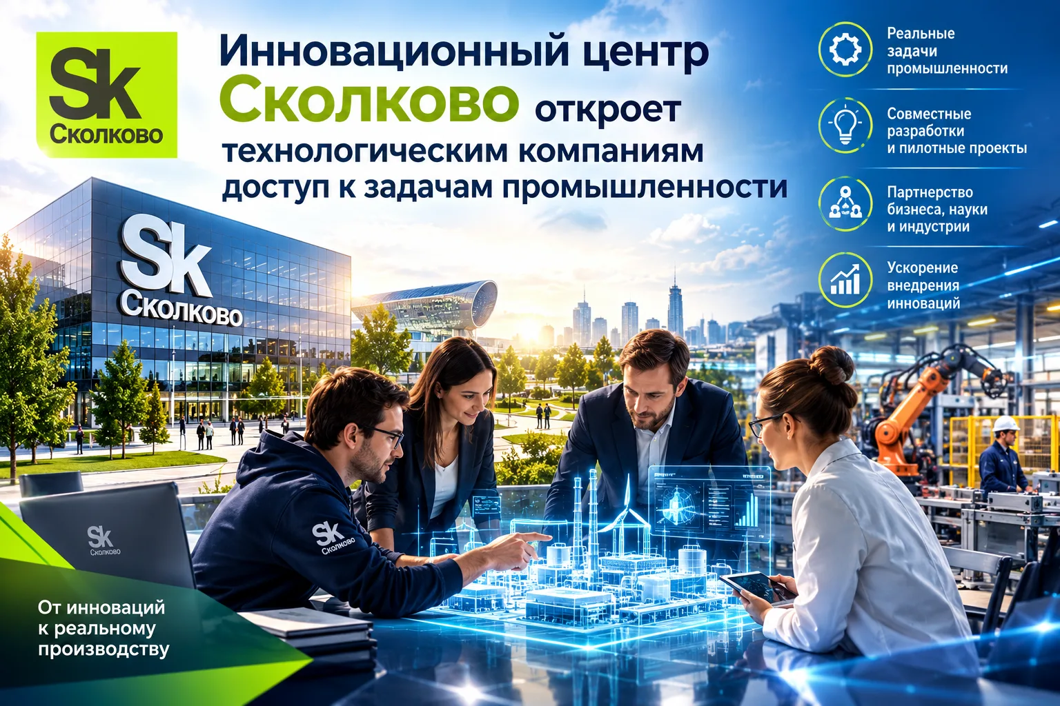 🇷🇺 Инновационный центр «Сколково» откроет технологическим компаниям доступ к задачам ...