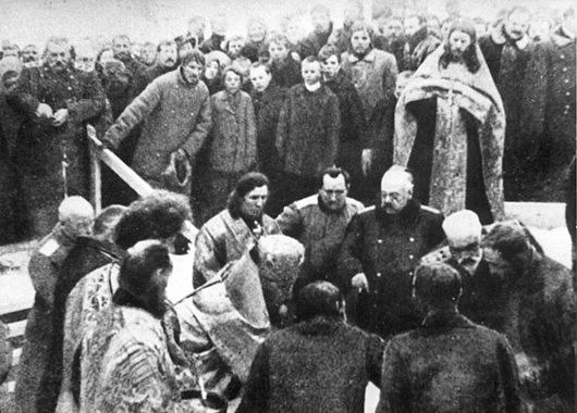 Закладка храма и города Романов-на-Мурмане(Мурманск), 4 октября 1916 г