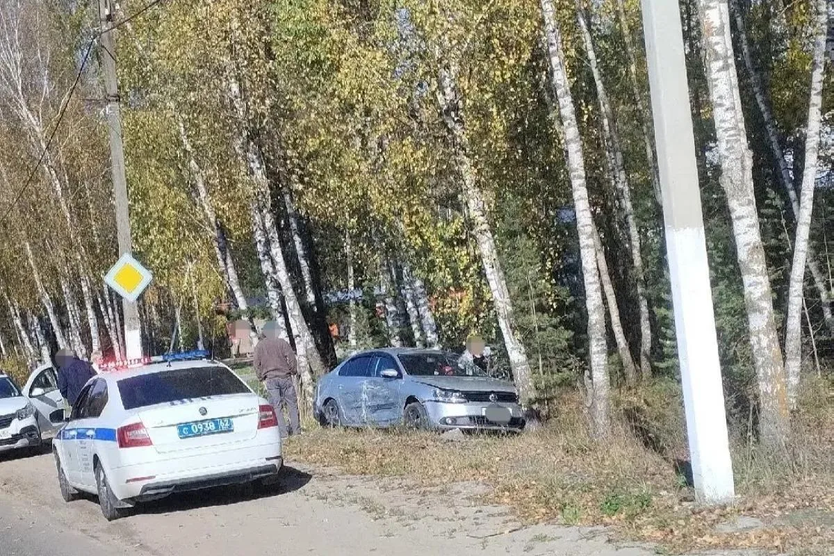 В Касимове на улице Загородной столкнулись две легковушки