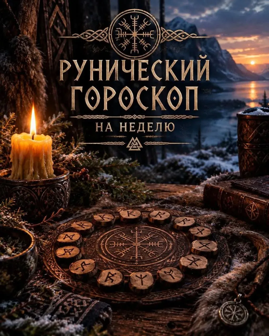 Рунический гороскоп от меня на неделю с 5 по 11 октября, для всех знаков зодиака.