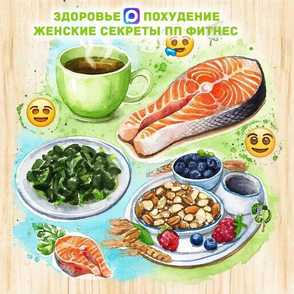 Продукты, которые замедляют старение 🌿🥗🍵