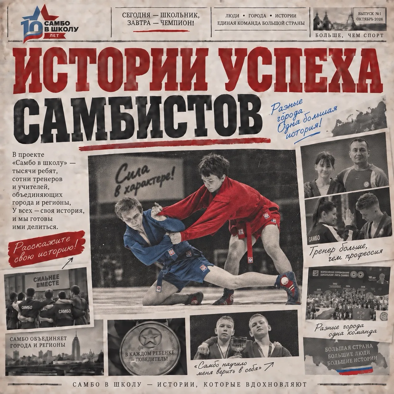 ИСТОРИИ УСПЕХА УЧАСТНИКОВ ПРОЕКТА «САМБО-В ШКОЛУ!»