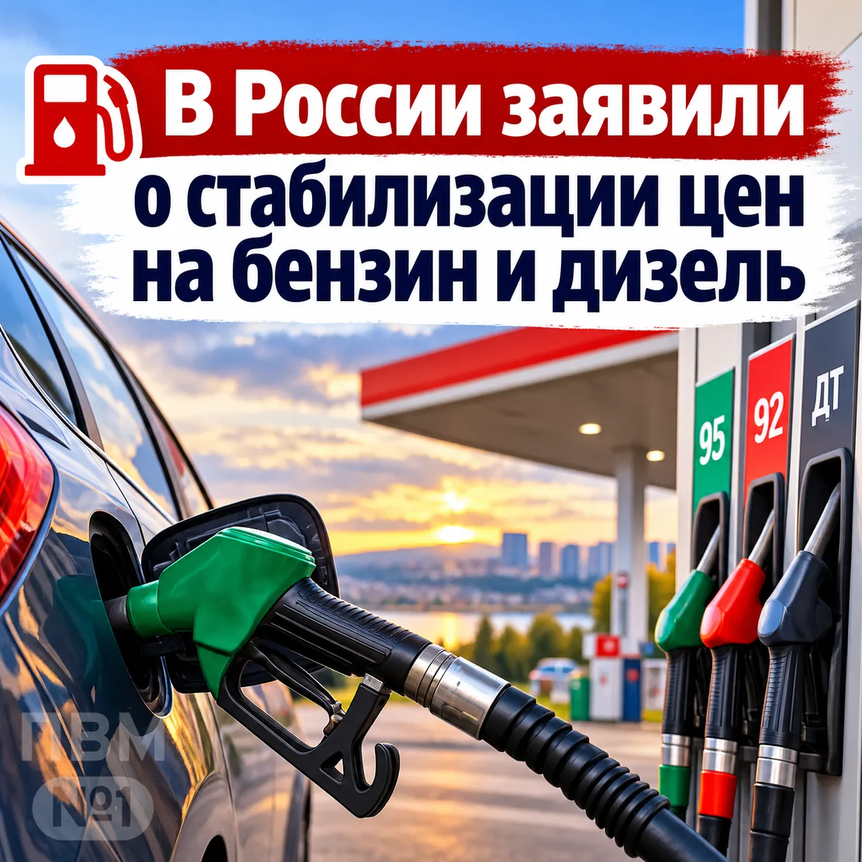 ⛽️ В России заявили о стабилизации цен на бензин и дизель