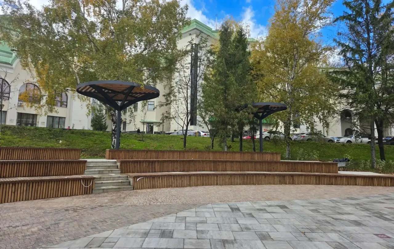 🌳 В Кировском районе Уфы после реконструкции торжественно откроют парк имени Ленина. П...
