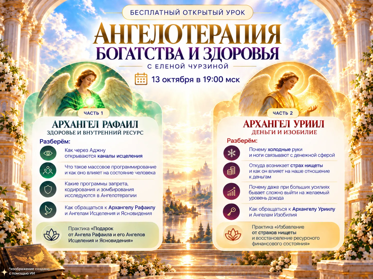 Дорогие мои, уже завтра, 13 октября в 19:00 мск, встретимся на бесплатном открытом урок...