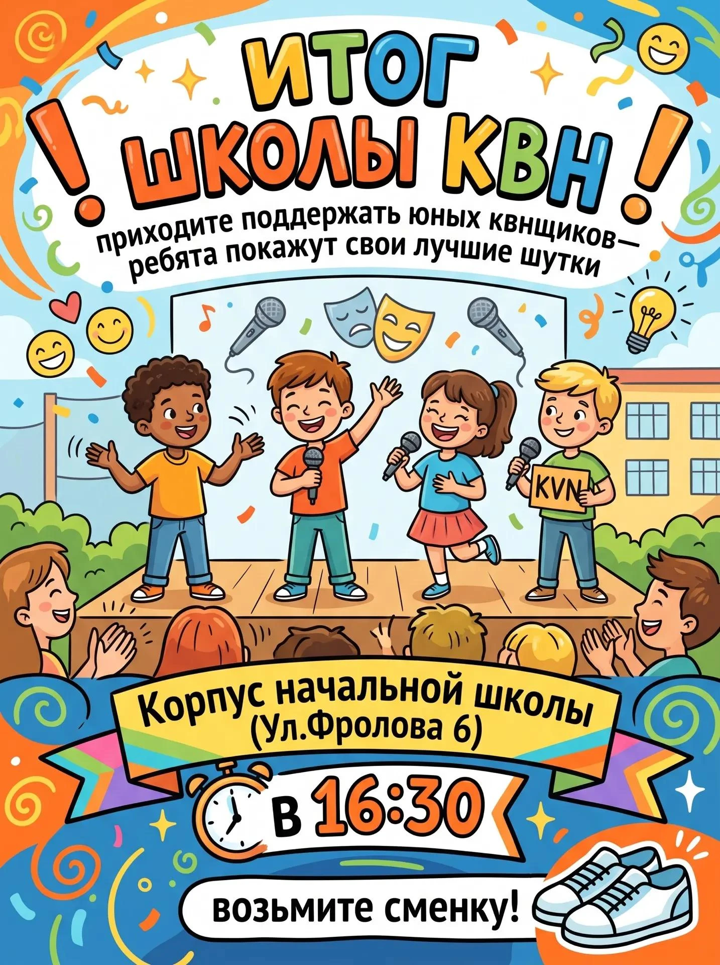 🎤 ИТОГ ШКОЛЫ КВН!