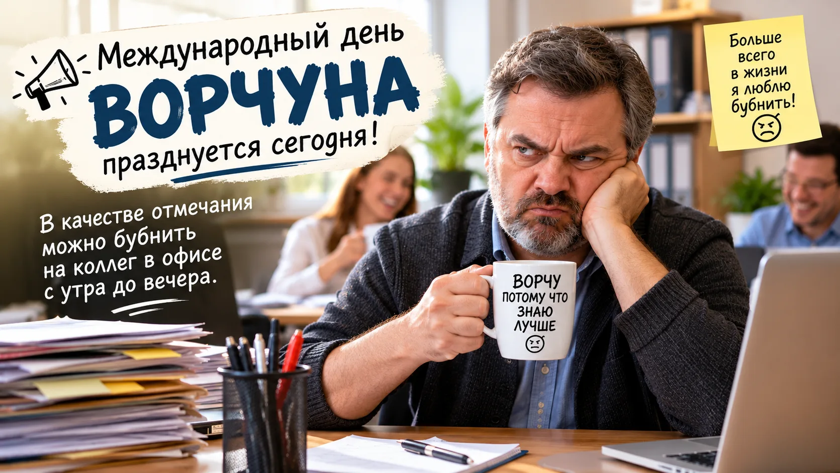 🗣️ С Днём ворчуна!