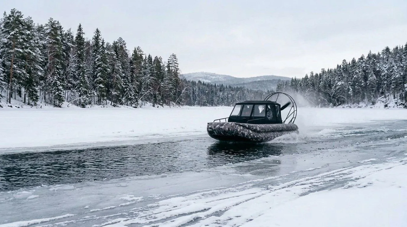 Больше никаких преград в межсезонье! 🚤❄️