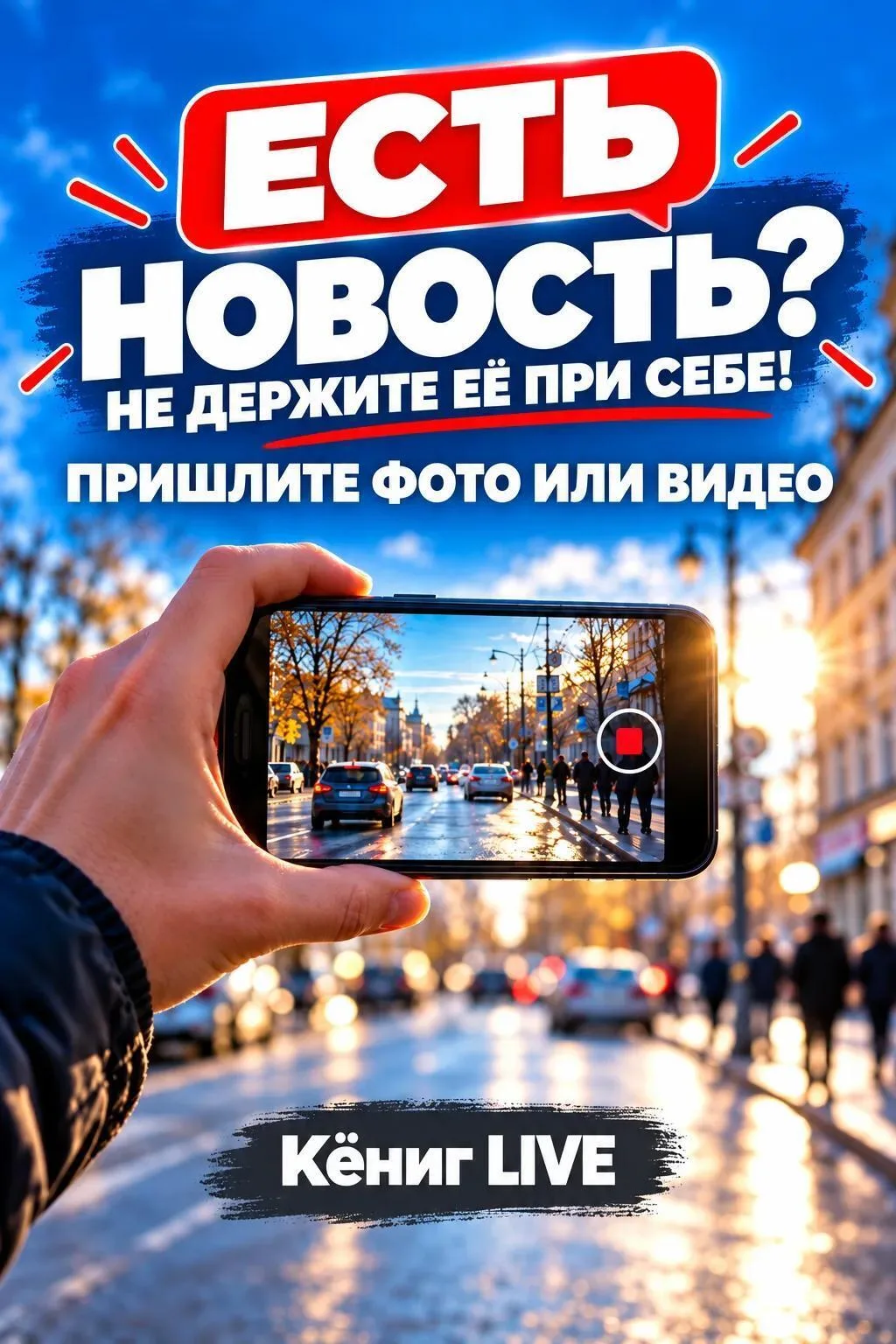 📸 Увидели что-то интересное? Расскажите «Кёниг LIVE»!