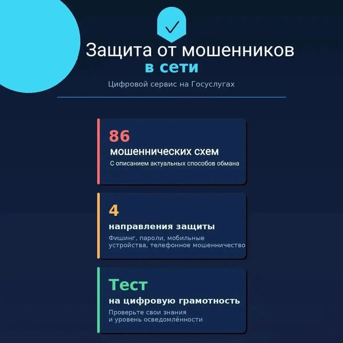 🛡️ Госуслуги: твоя защита от онлайн‑мошенников!
