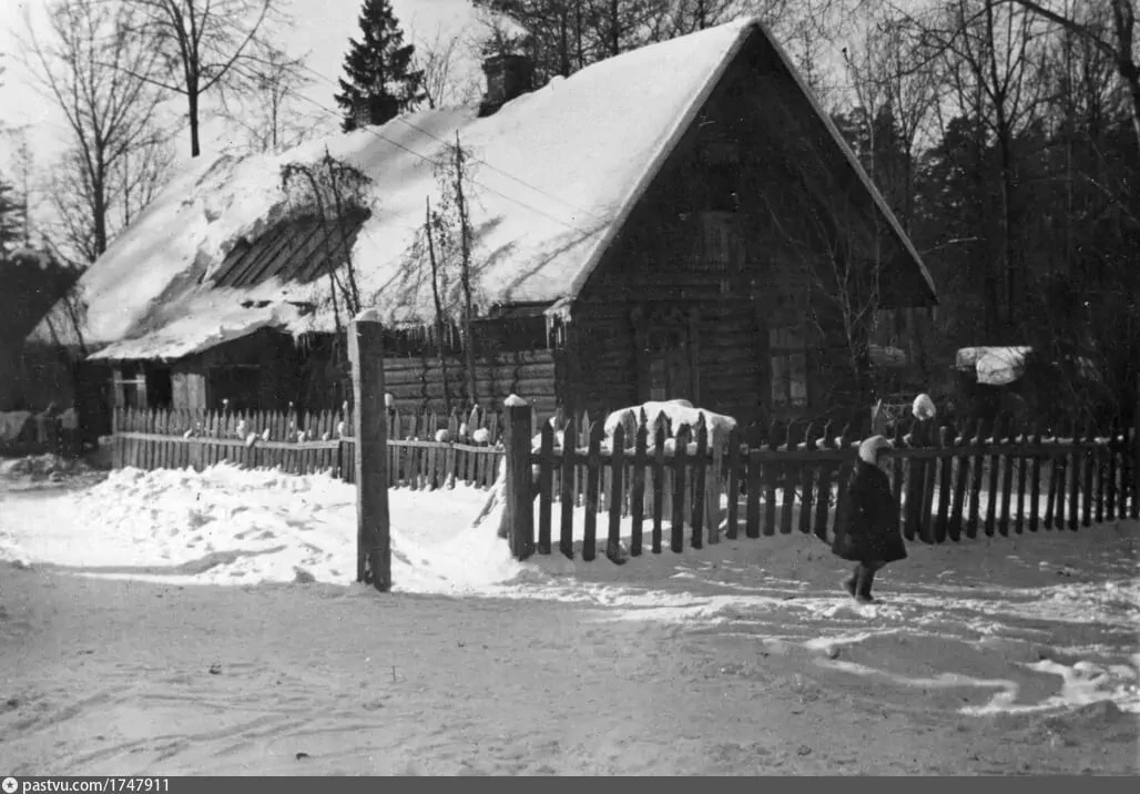 Вот в таких домиках в 1930-40-е жили аспиранты Тимирязевки. Да, после таких кадров совр...