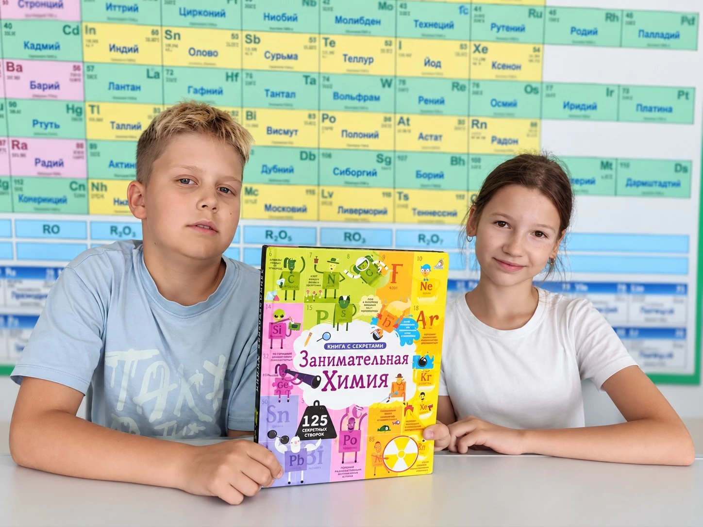Таблица Менделеева и разноцветный снег! 🧪❄️