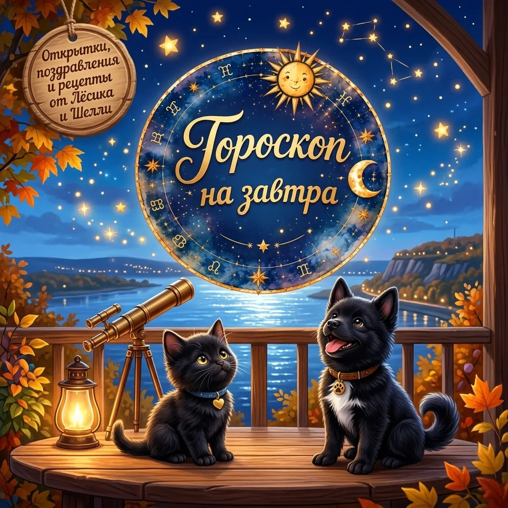 ЗВЁЗДНЫЙ ВЕСТНИК: ГОРОСКОП НА ЗАВТРА, 11 ОКТЯБРЯ ✨🐾— Шелли, посмотри на вечернее небо ...