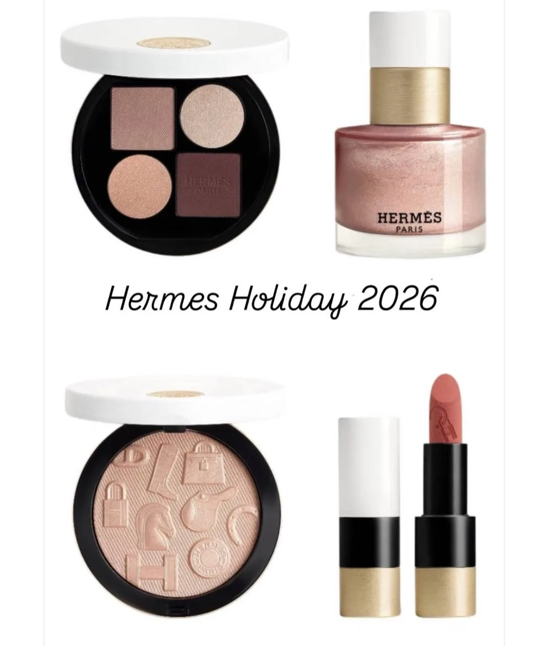 Праздничная коллекция Hermes Beauty в карусели