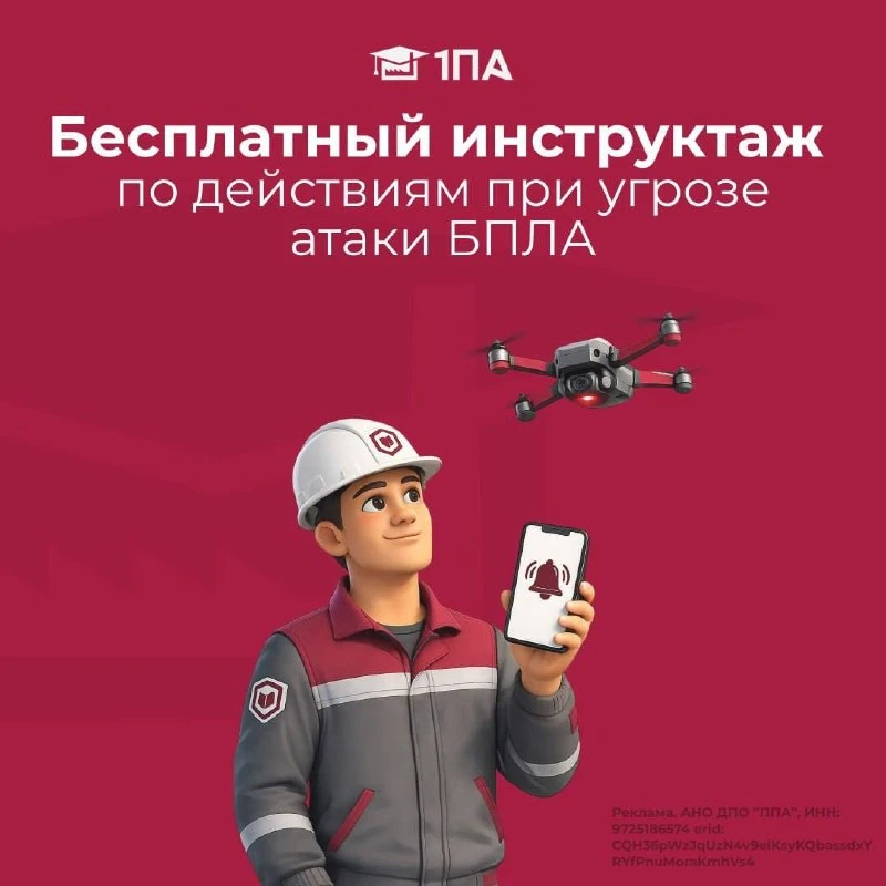 🎓 Угроза БПЛА: как подготовиться и действовать