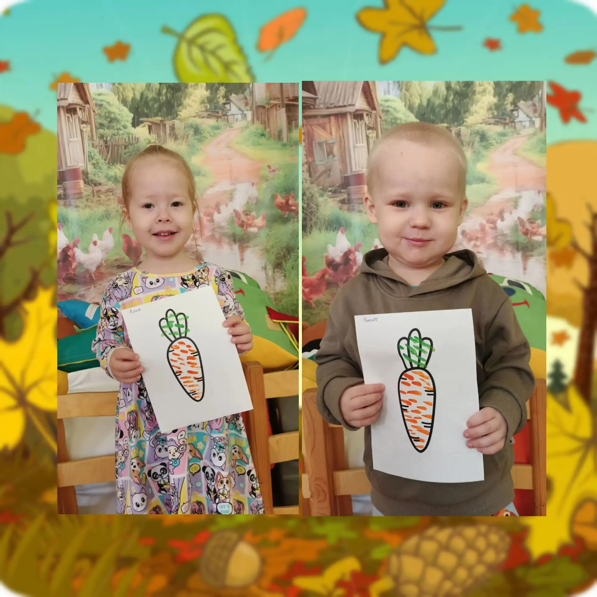 🥕 Маленькие пальчики — большие шедевры!