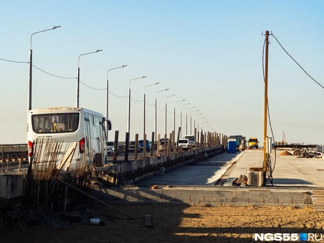 В трации Омска ответили на вопрос одного из жителей о том, когда доделают мост у Телеце...