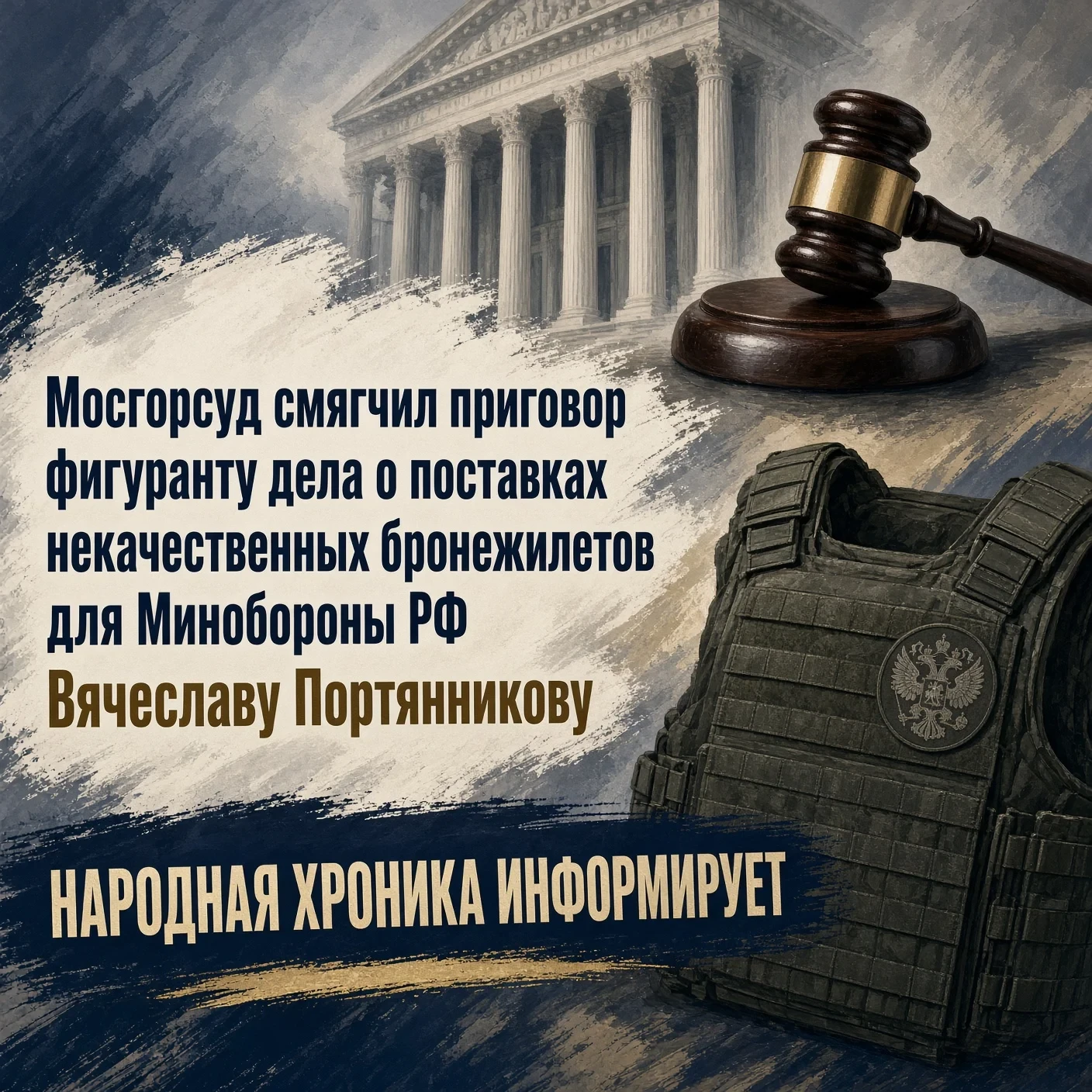 Мосгорсуд смягчил приговор фигуранту дела о поставках некачественных бронежилетов для М...