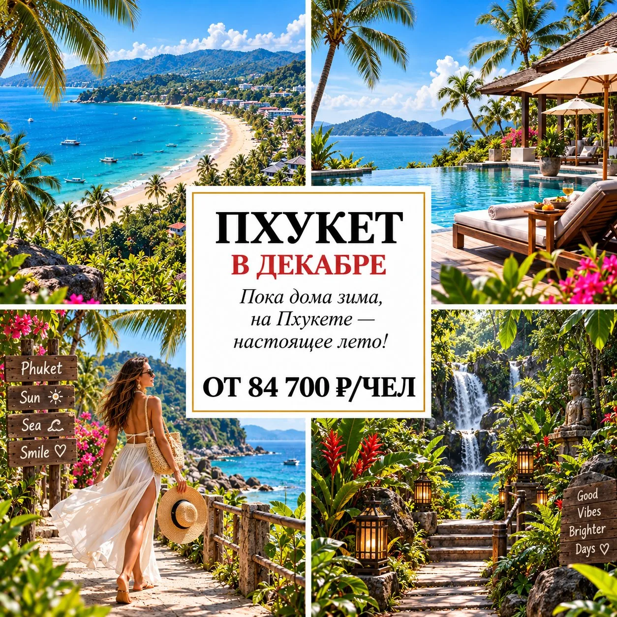 🔥 ОТ 84 700 Р/ЧЕЛ — ПХУКЕТ В ДЕКАБРЕ: 10 ДНЕЙ ТРОПИЧЕСКОГО ЛЕТА! 🇹🇭 🌴 9–10 ночей • ...